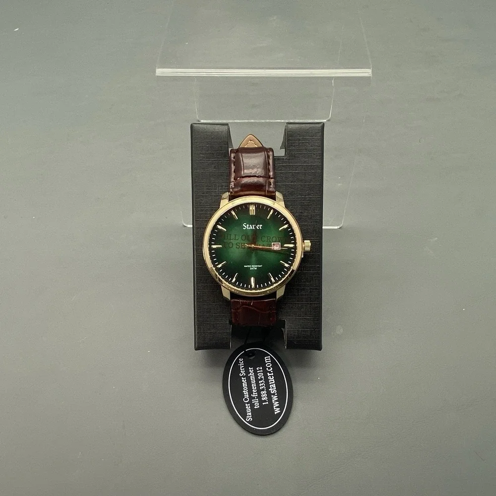 Stauer Verdant Green Display Men's Quartz Watch 53622 (3 ATM WR)